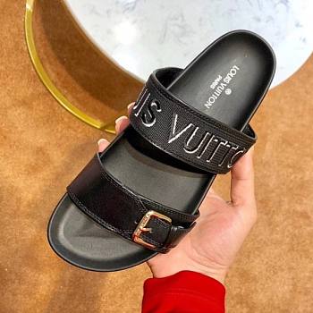 Louis Vuitton Sandals Slide Black