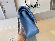Chanel Flapbag Medium Blue Sky Lambskin Gold Tone Metal  - 6