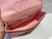 Chanel Flapbag Medium Pink Lambskin Gold Tone Metal - 3