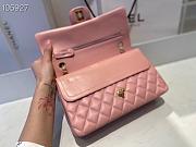 Chanel Flapbag Medium Pink Lambskin Gold Tone Metal - 6