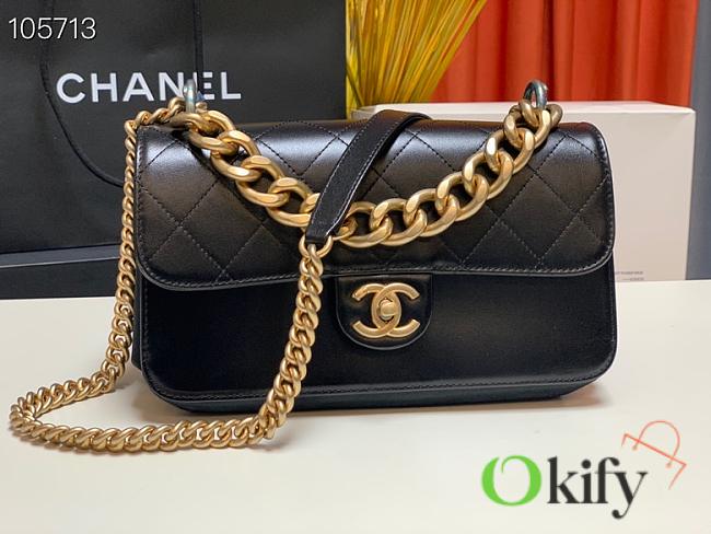 Chanel Flapbag Medium 24 Black 91864 - 1