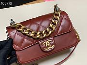 Chanel Flapbag Small 20 Red Wine 91865 - 1