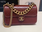 Chanel Flapbag Medium 24 Red Wine 91864 - 1