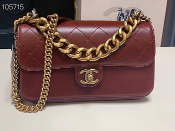 Chanel Flapbag Medium 24 Red Wine 91864