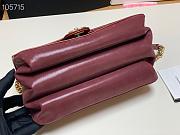 Chanel Flapbag Medium 24 Red Wine 91864 - 6