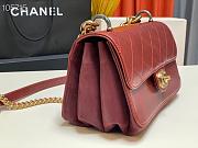 Chanel Flapbag Medium 24 Red Wine 91864 - 5