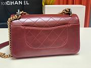 Chanel Flapbag Medium 24 Red Wine 91864 - 4