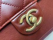 Chanel Flapbag Medium 24 Red Wine 91864 - 2