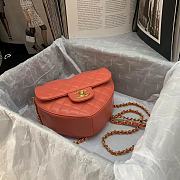 Chanel Nicolas Ghesquière Heart Shape Orange - 3