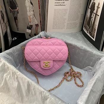 Chanel Nicolas Ghesquière Heart Shape Pink