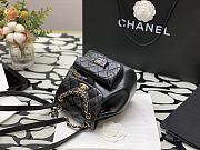 Chanel Backpack 18 Black Leather - 6