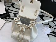 Chanel Backpack 18 White Leather - 6