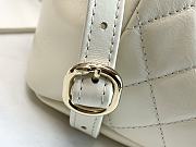 Chanel Backpack 18 White Leather - 4