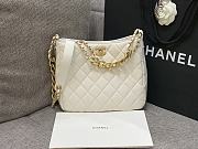 Chanel Medium 22.5 Crossbody White Leather - 4
