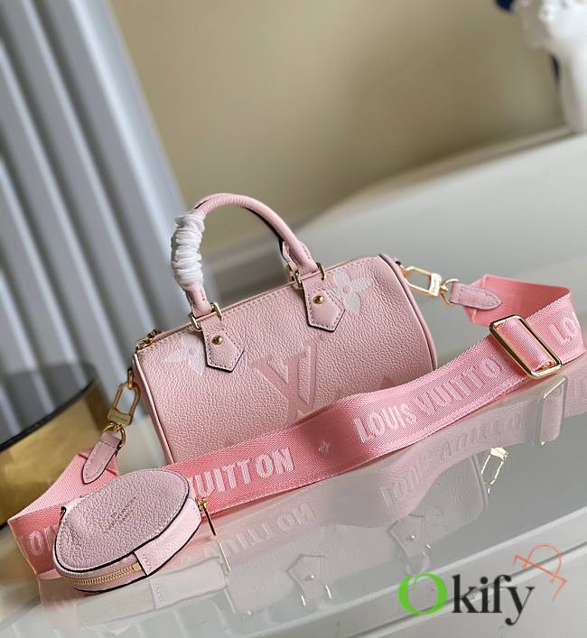 Louis Vuitton Papillon BB 20 Carryall Pink Bag  - 1