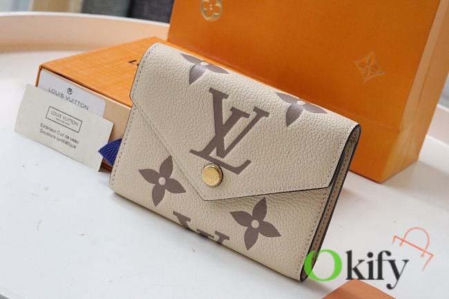 Louis Vuitton VICTORINR Wallet Biocolor Monogram Empreinte Beige - 1