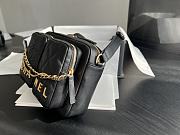 Chanel Crossbody Bag 20.5 Black Lambskin - 5