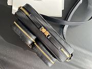 Chanel Crossbody Bag 20.5 Black Lambskin - 4
