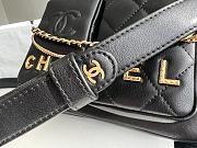 Chanel Crossbody Bag 20.5 Black Lambskin - 3