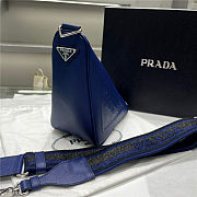Prada Saffiano Leather Navy Blue Triangle bag - 6