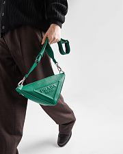 Prada Saffiano Leather Green Triangle bag - 6