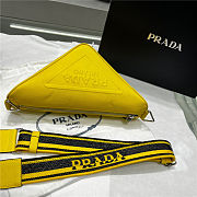 Prada Saffiano Leather Sunny Yellow Triangle bag - 5