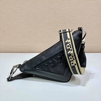Prada Saffiano Leather Black Triangle bag