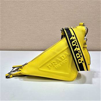 Prada Saffiano Leather Sunny Yellow Triangle bag