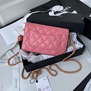 Chanel WOC 19 Pink Lambskin - 6