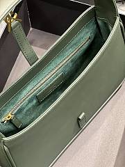 YSL Le5À7 Hobo Bag Green Lambskin - 4