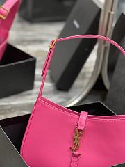 YSL Le5À7 Hobo Bag Hot Pink Lambskin - 5