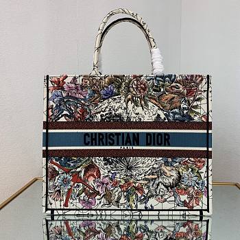 Dior Book Tote Large 41.5 Flowers 9145