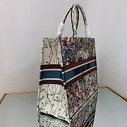 Dior Book Tote Large 41.5 Flowers 9145 - 3