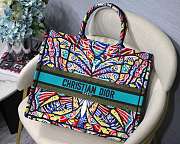 Dior Book Tote Large 41.5 Butterfly Multicolor 9155 - 1