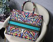 Dior Book Tote Large 41.5 Butterfly Multicolor 9155 - 3