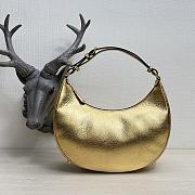 Fendi Graphy Small 29 Gold Leather - 4
