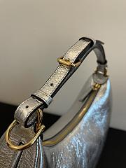 Fendi Graphy Small 29 Silver Leather - 5