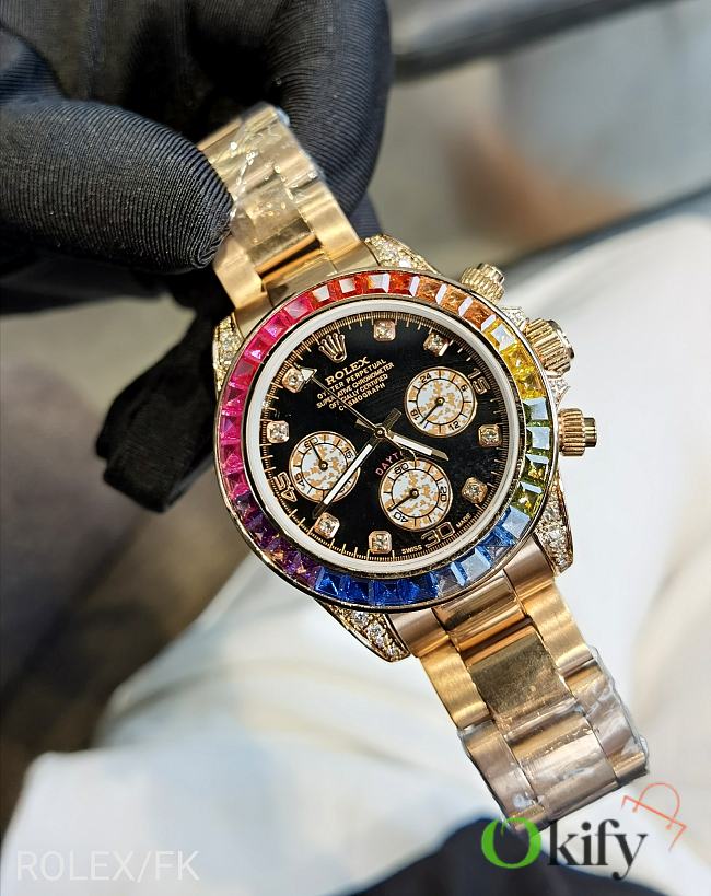 Rolex Daytona Gold Rainbow 40mm - 1