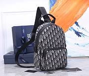 Dior Oblique Jacquard 32 Mini Rider Men's Backpack - 3