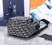 Dior Oblique Jacquard 32 Mini Rider Men's Backpack - 4