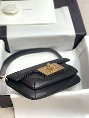 Chanel Underarm Bag 27 Black Lambskin - 6