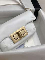 Chanel Underarm Bag 27 White Lambskin - 2