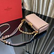 Valentino Garavani Rockstud Alcove 19 Pink Leather Gold Tone 0089 - 2