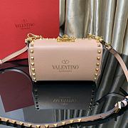 Valentino Garavani Rockstud Alcove 19 Pink Leather Gold Tone 0089 - 3