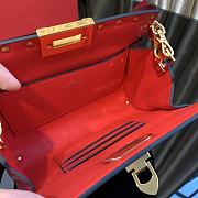 Valentino Garavani Rockstud Alcove 19 Red Leather Gold Tone 0089 - 3