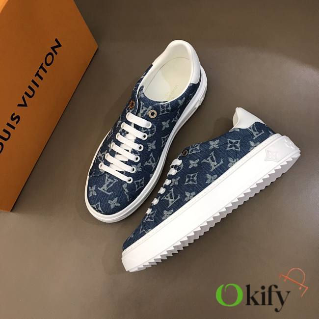 Louis Vuitton Time Out Sneakers Denim 9232 - 1