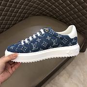 Louis Vuitton Time Out Sneakers Denim 9232 - 2