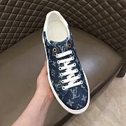 Louis Vuitton Time Out Sneakers Denim 9232 - 3