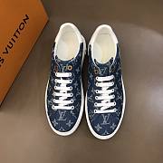 Louis Vuitton Time Out Sneakers Denim 9232 - 5