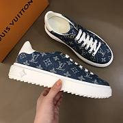 Louis Vuitton Time Out Sneakers Denim 9232 - 6
